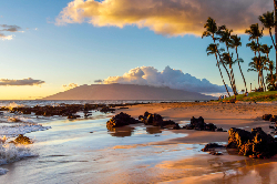 A beach in Maui